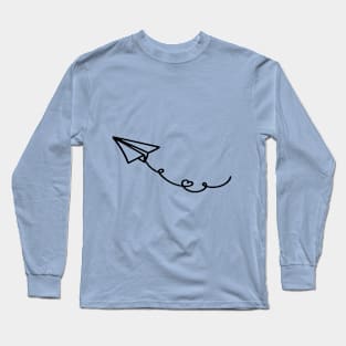 paper airplane Long Sleeve T-Shirt